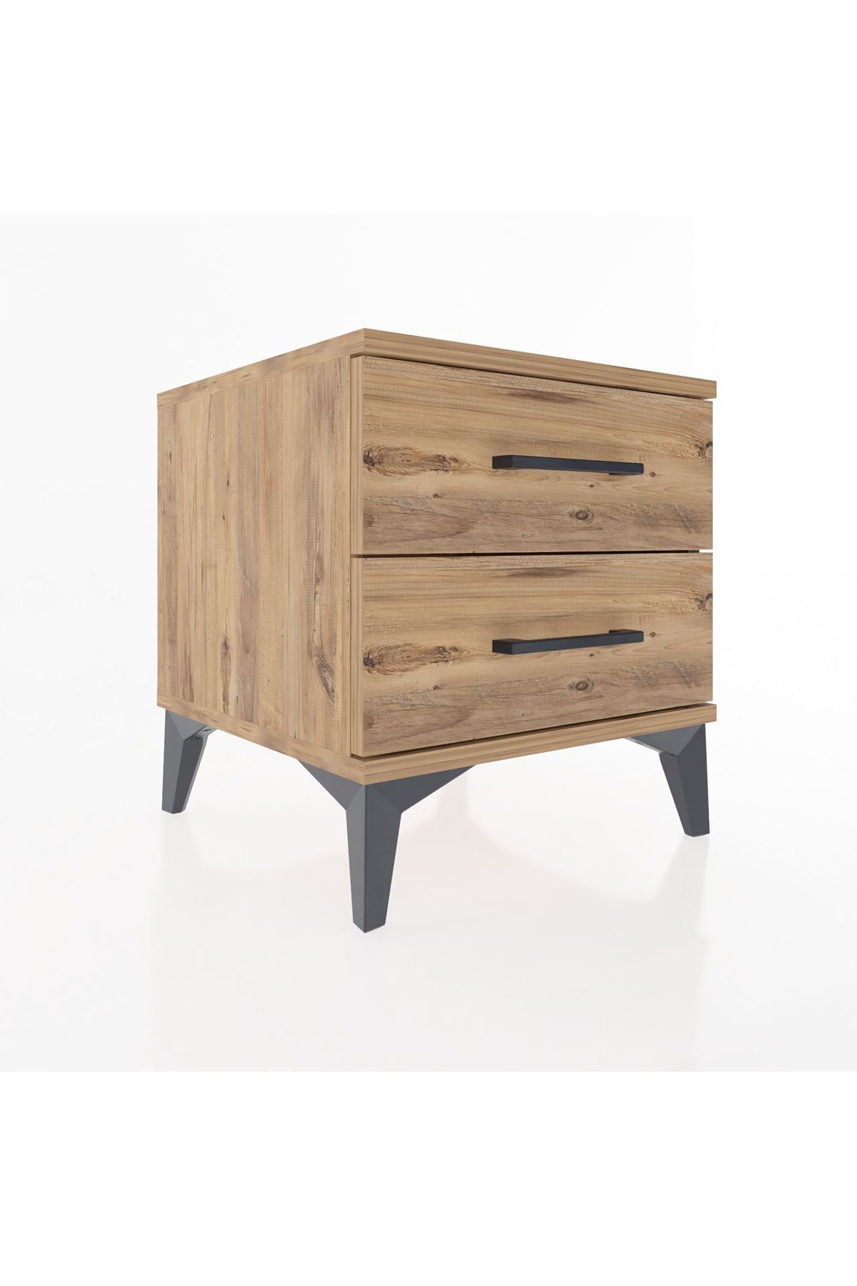 Hyperion Komodin 2 Çekmeceli 44x44x48 Çam-Çam