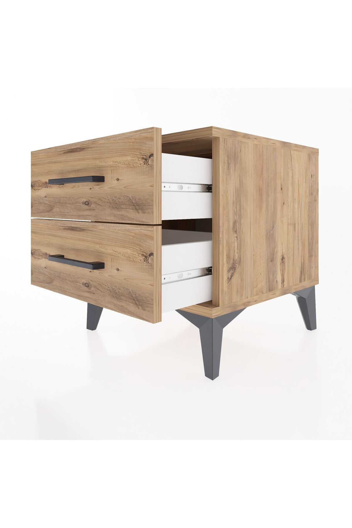 Hyperion Komodin 2 Çekmeceli 44x44x48 Çam-Çam