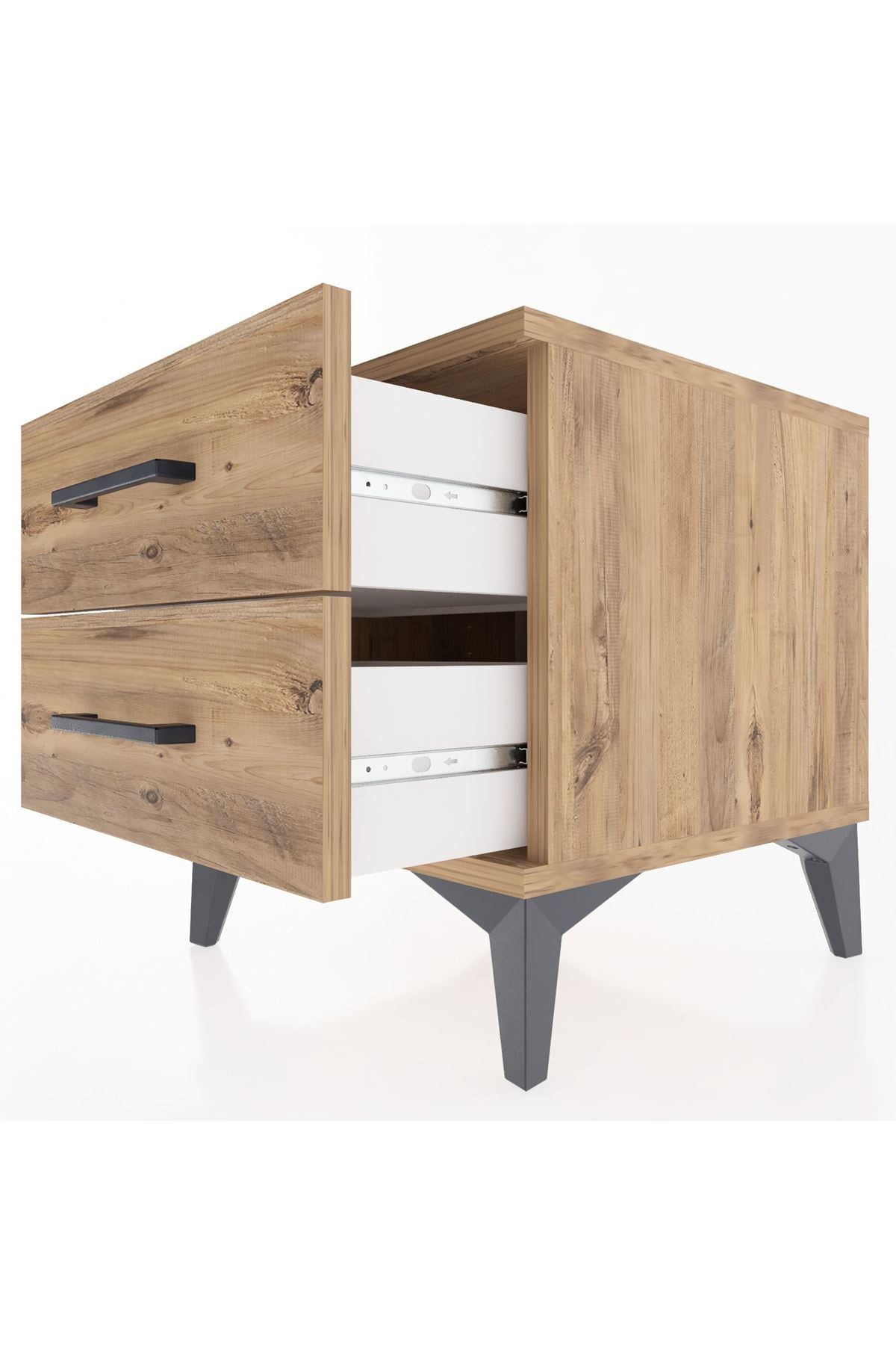 Hyperion Komodin 2 Çekmeceli 44x44x48 Çam-Çam