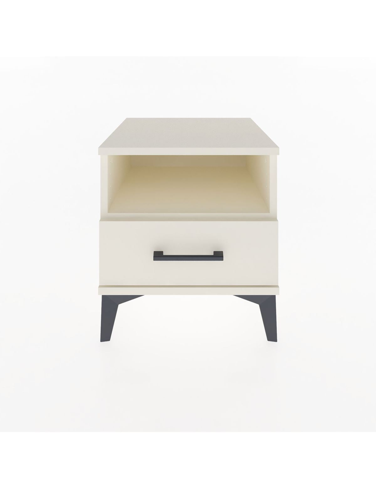 Hyperion Komodin Tek Raflı Tek Çekmeceli 44x44x48 Aytaşı-Aytaşı