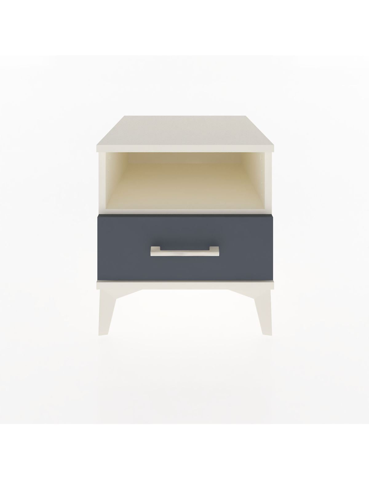 Hyperion Komodin Tek Raflı Tek Çekmeceli 44x44x48 Aytaşı-Antrasit