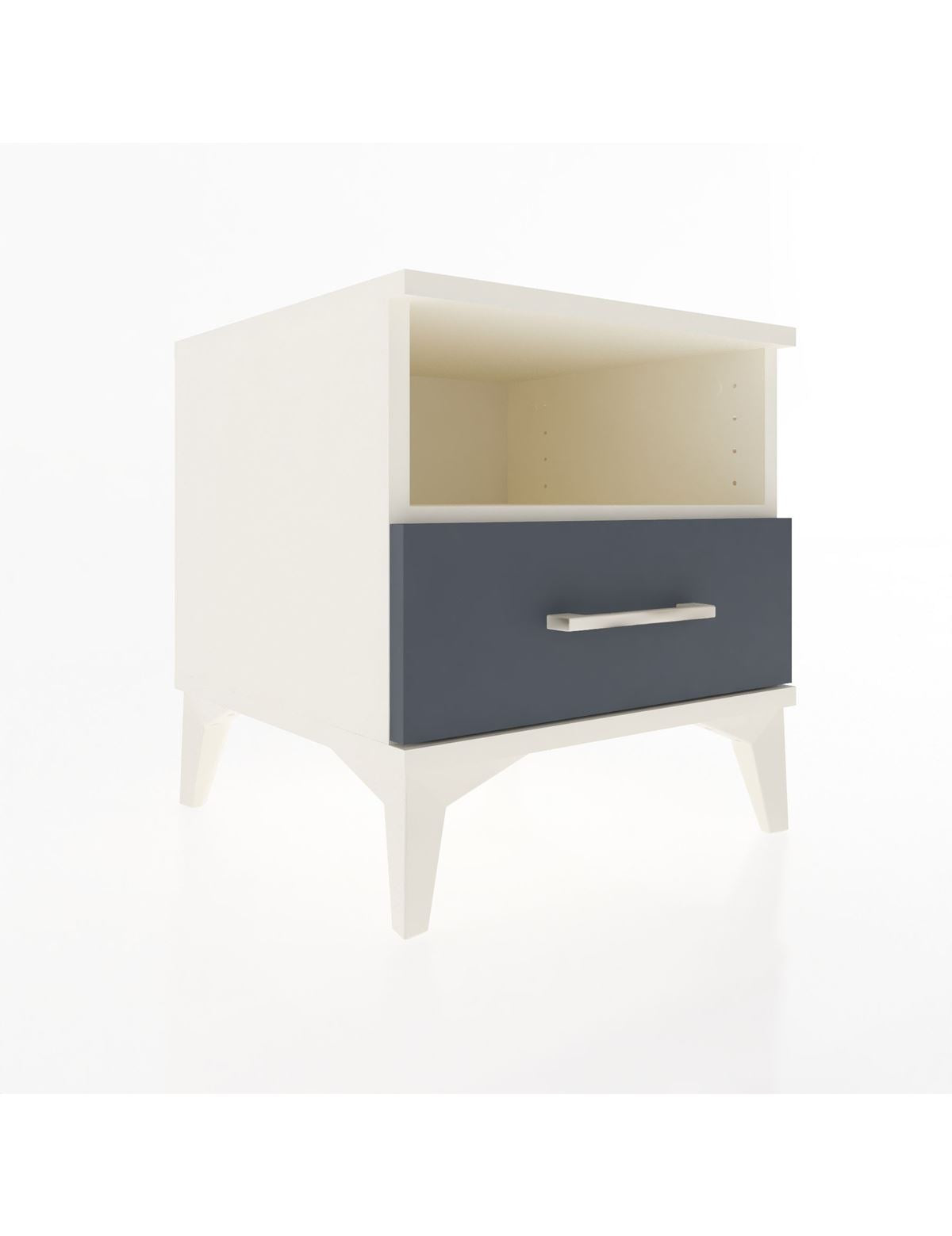 Hyperion Komodin Tek Raflı Tek Çekmeceli 44x44x48 Aytaşı-Antrasit