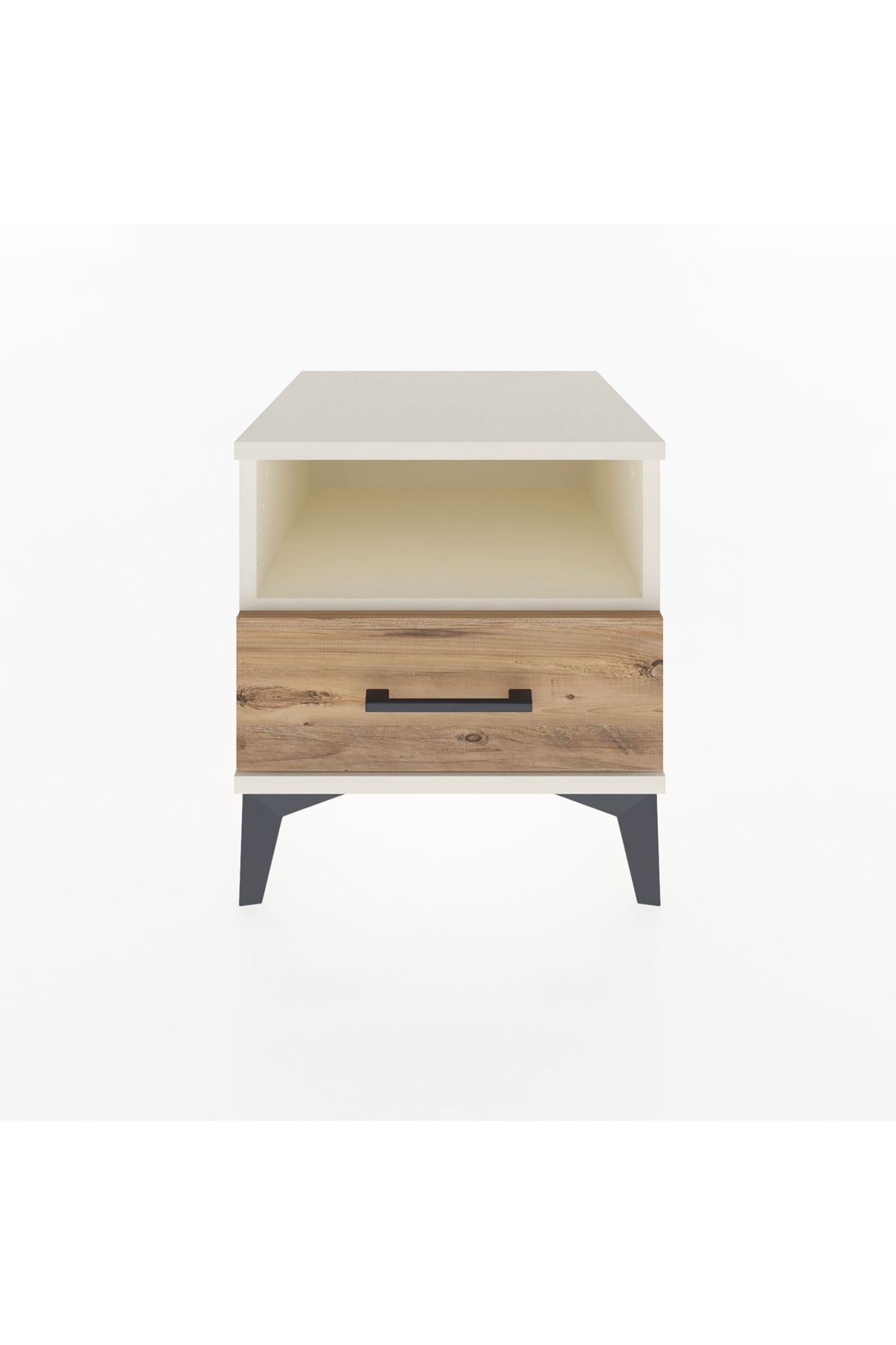 Hyperion Komodin Tek Raflı Tek Çekmeceli 44x44x48 Aytaşı-Çam