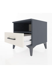 Hyperion Komodin Tek Raflı Tek Çekmeceli 44x44x48 Antrasit-Aytaşı
