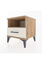 Hyperion Komodin Tek Raflı Tek Çekmeceli 44x44x48 Çam-Aytaşı