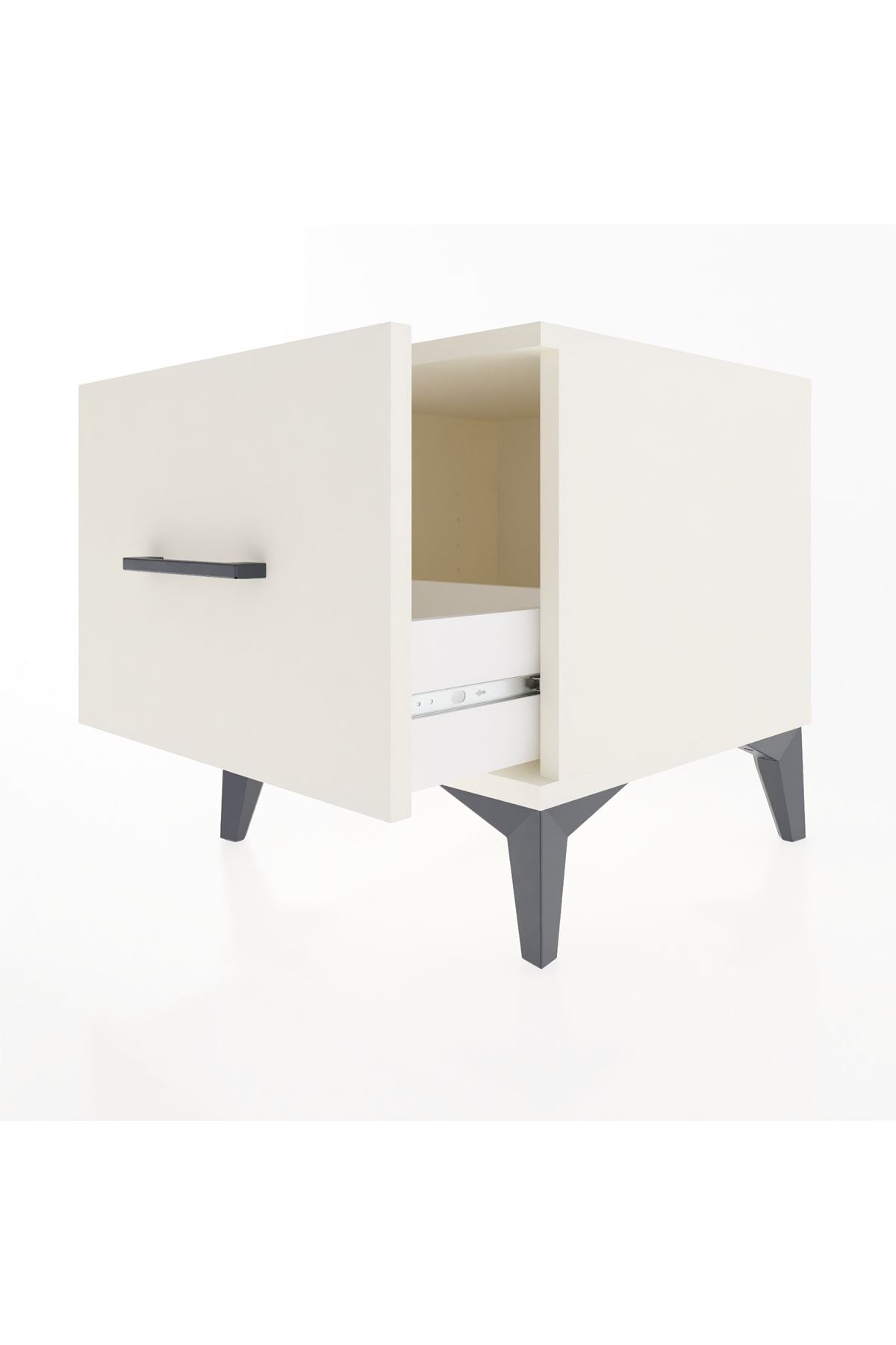 Hyperion Komodin Tek Çekmeceli 44x44x48 Aytaşı-Aytaşı