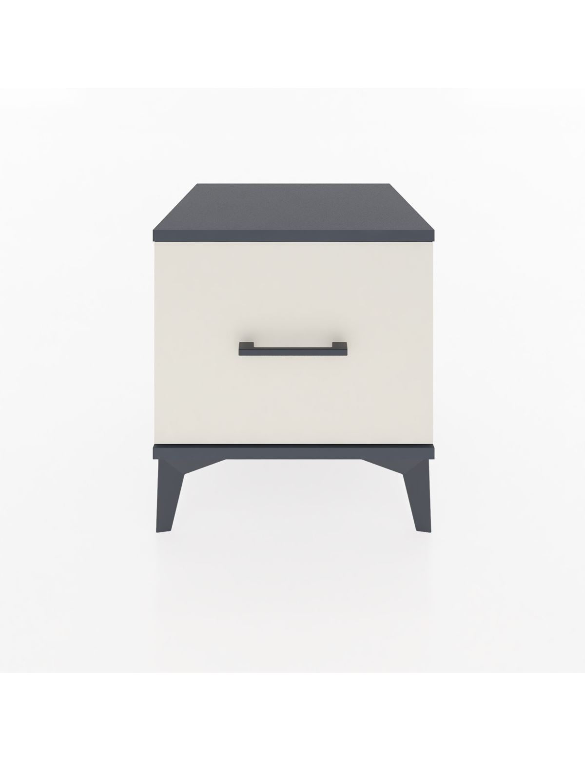 Hyperion Komodin Tek Çekmeceli 44x44x48 Antrasit-Aytaşı