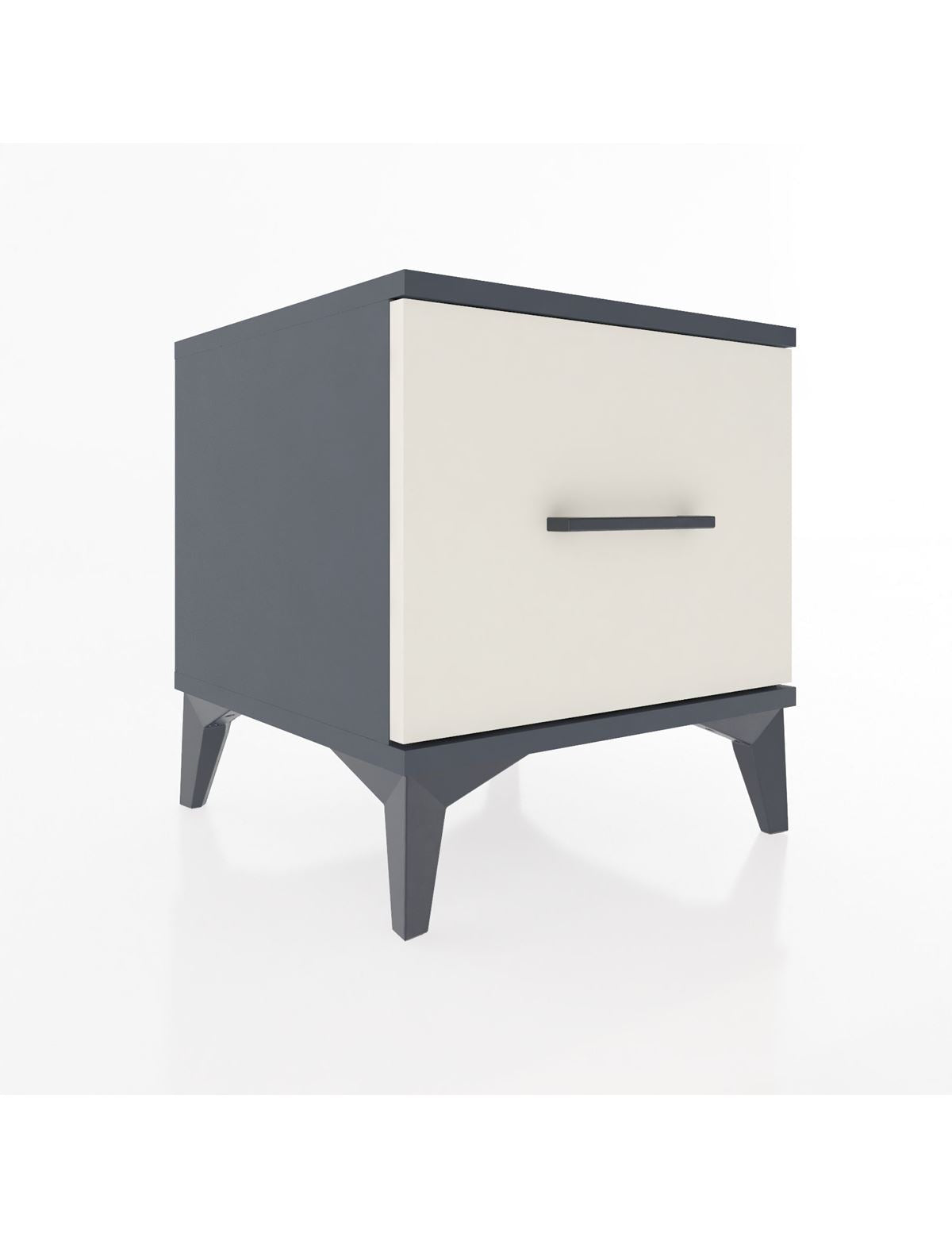 Hyperion Komodin Tek Çekmeceli 44x44x48 Antrasit-Aytaşı