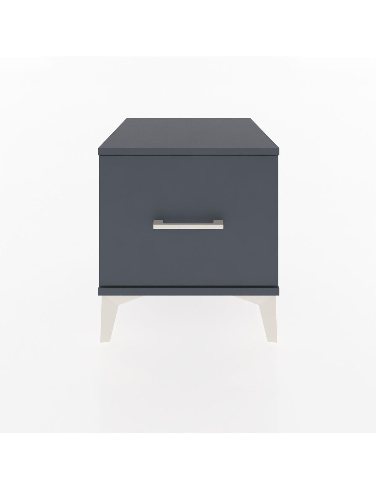 Hyperion Komodin Tek Çekmeceli 44x44x48 Antrasit-Antrasit