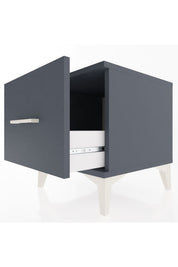Hyperion Komodin Tek Çekmeceli 44x44x48 Antrasit-Antrasit
