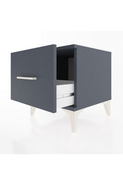 Hyperion Komodin Tek Çekmeceli 44x44x48 Antrasit-Antrasit
