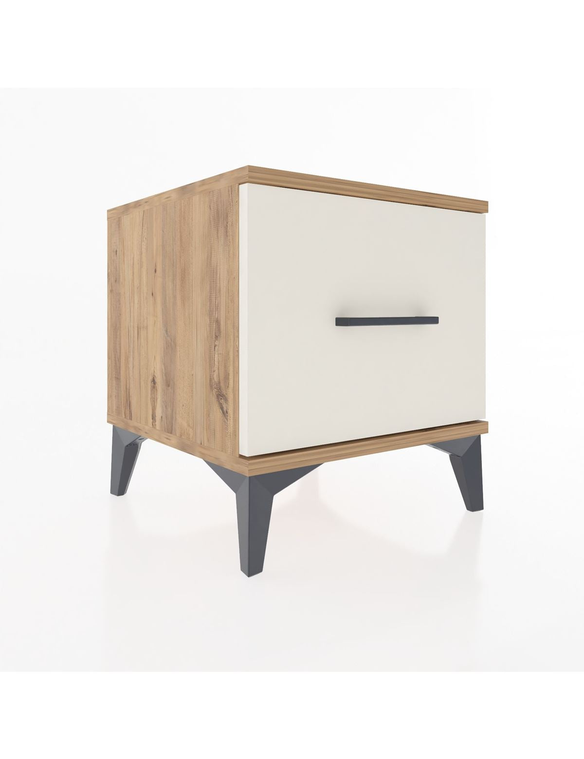 Hyperion Komodin Tek Çekmeceli 44x44x48 Çam-Aytaşı