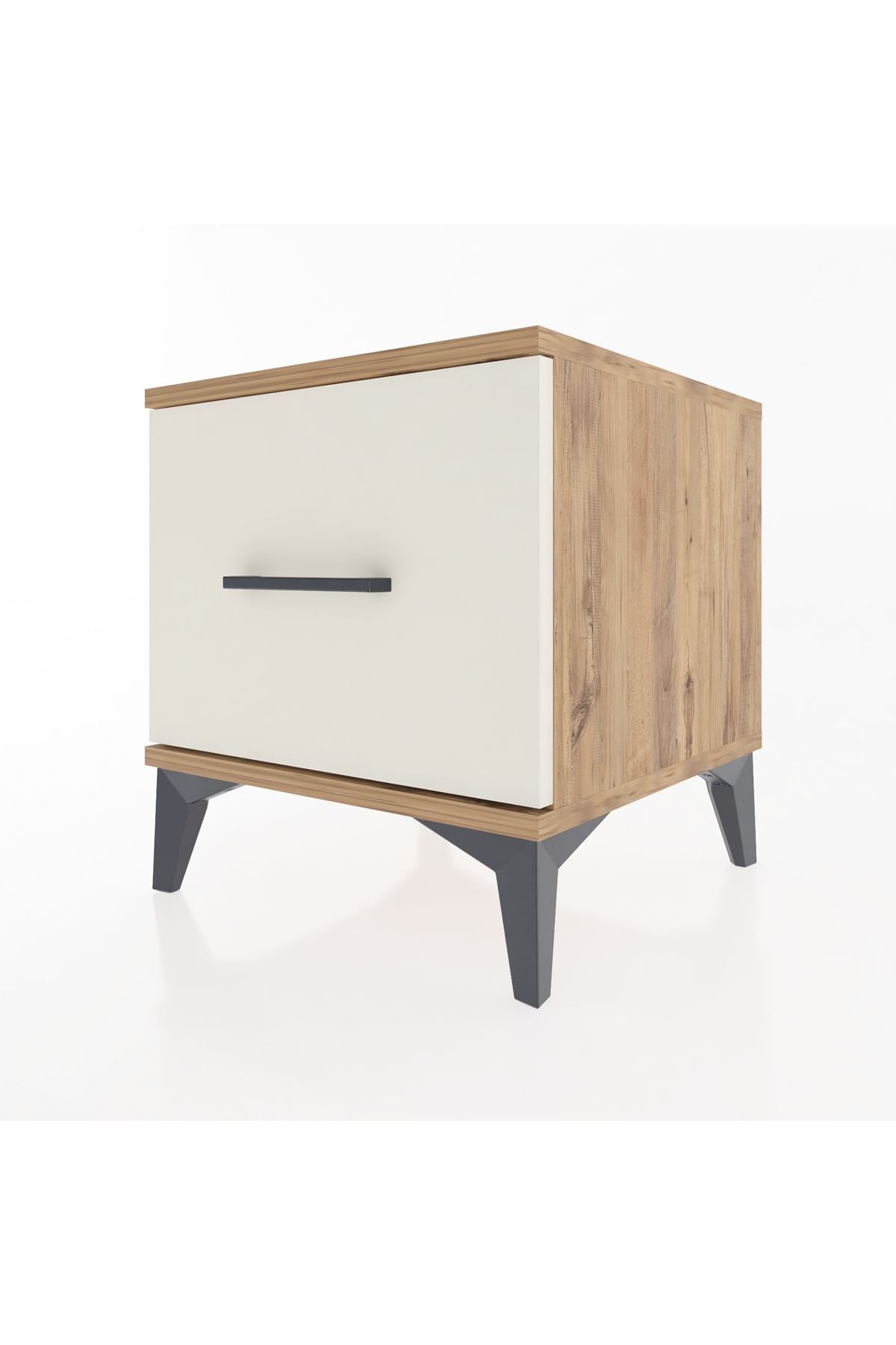 Hyperion Komodin Tek Çekmeceli 44x44x48 Çam-Aytaşı