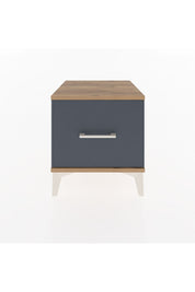 Hyperion Komodin Tek Çekmeceli 44x44x48 Çam-Antrasit