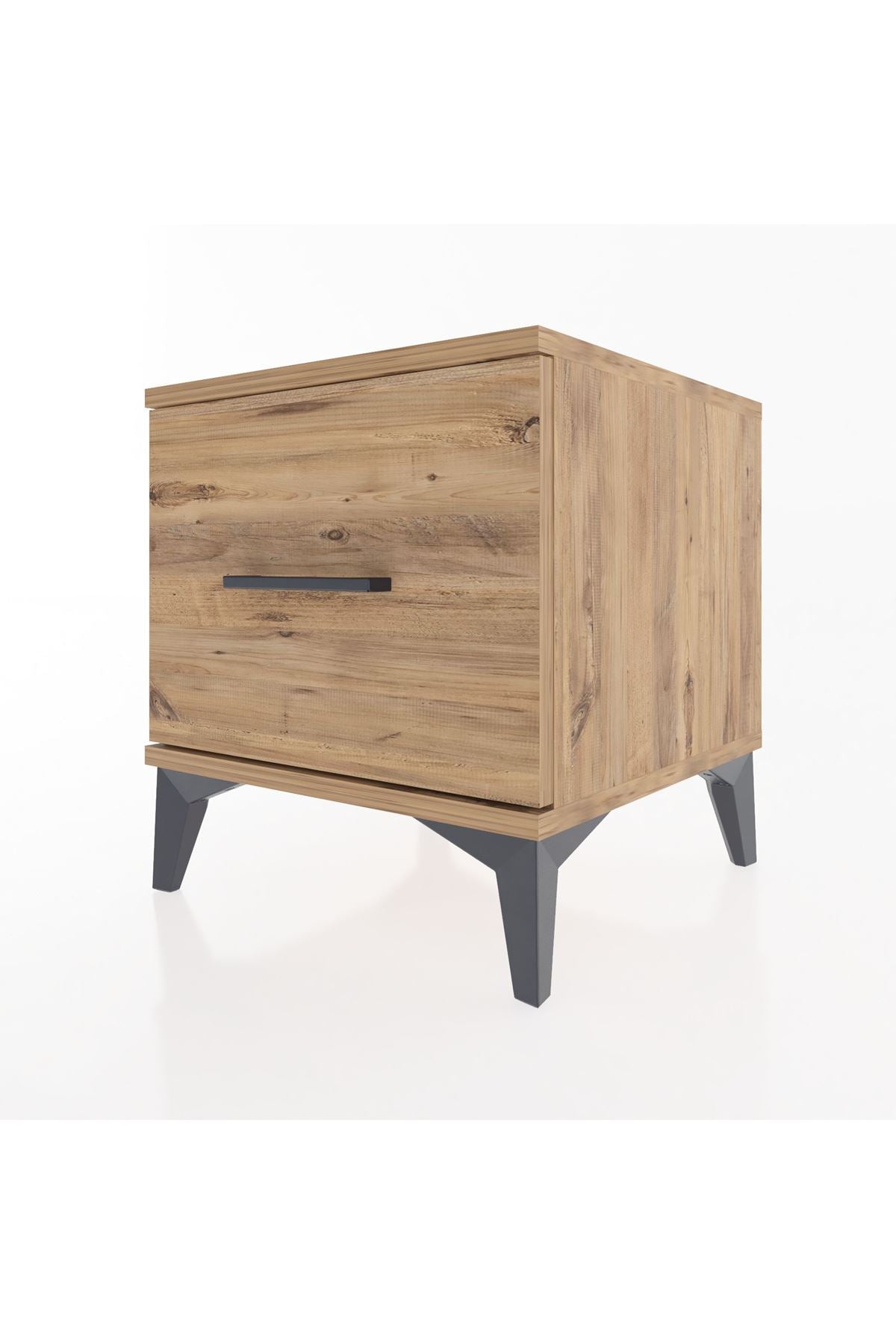 Hyperion Komodin Tek Çekmeceli 44x44x48 Çam-Çam