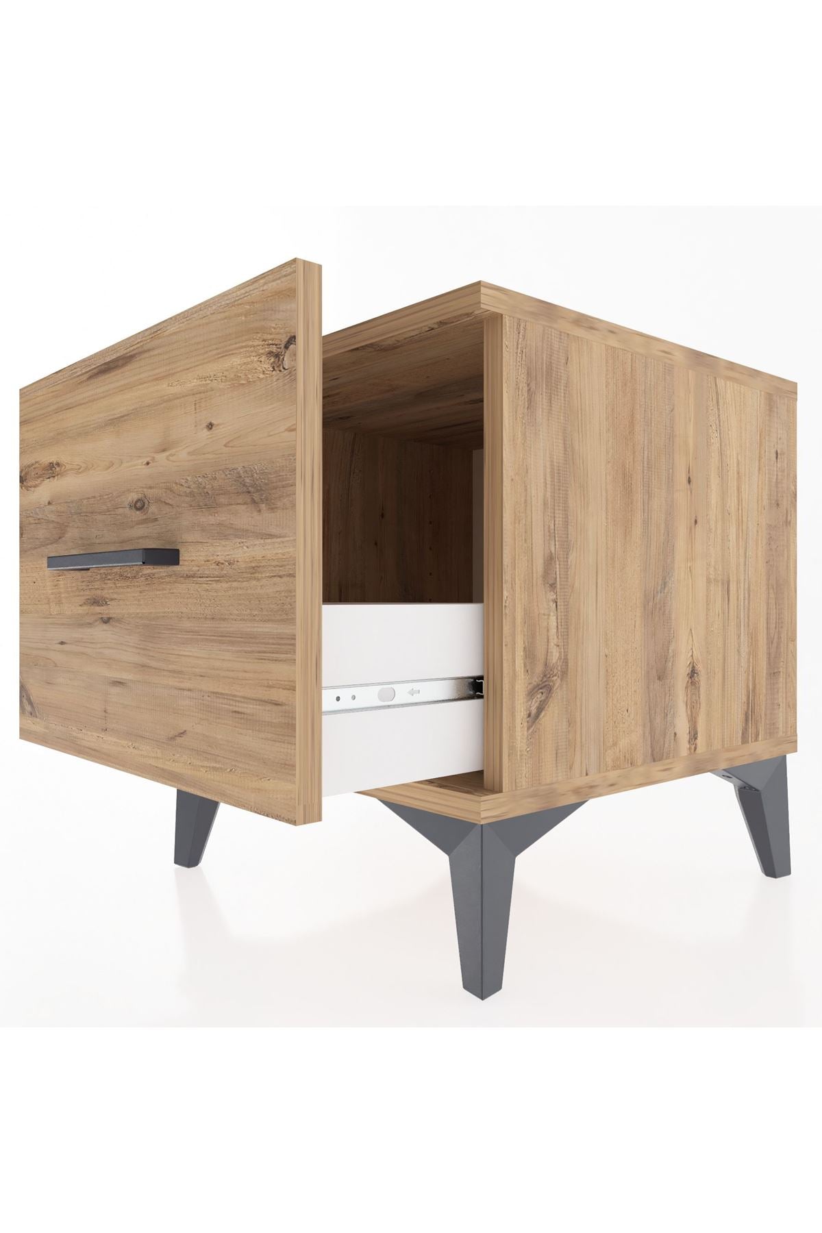 Hyperion Komodin Tek Çekmeceli 44x44x48 Çam-Çam