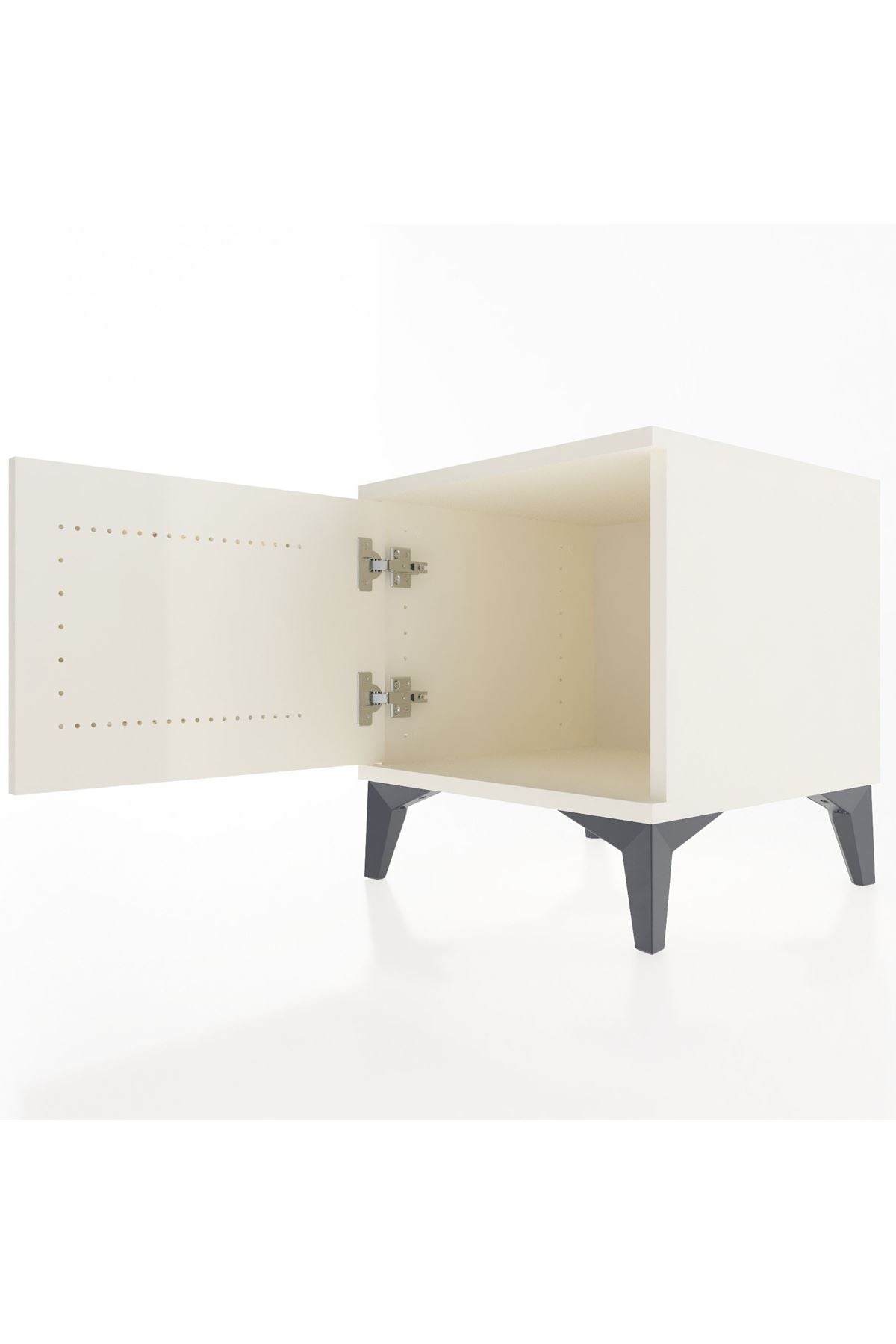 Hyperion Komodin Tek Kapaklı 44x44x48 Aytaşı-Aytaşı