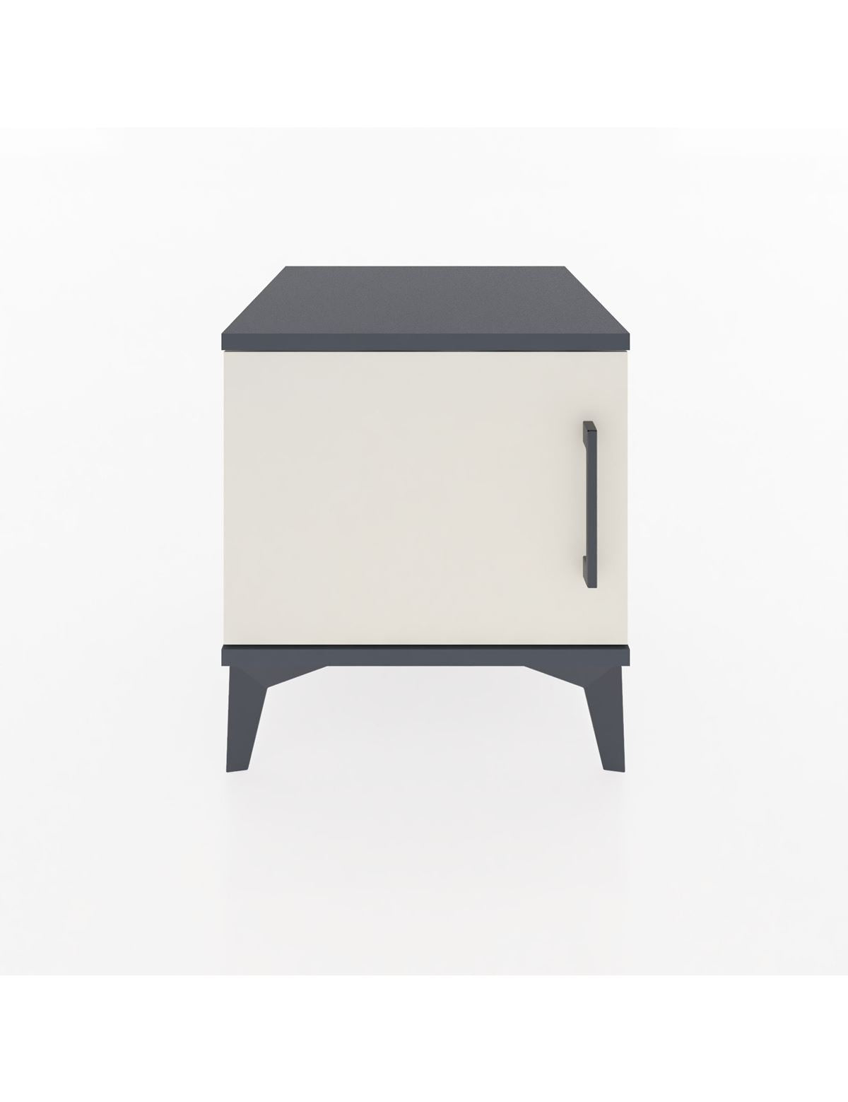 Hyperion Komodin Tek Kapaklı 44x44x48 Antrasit-Aytaşı