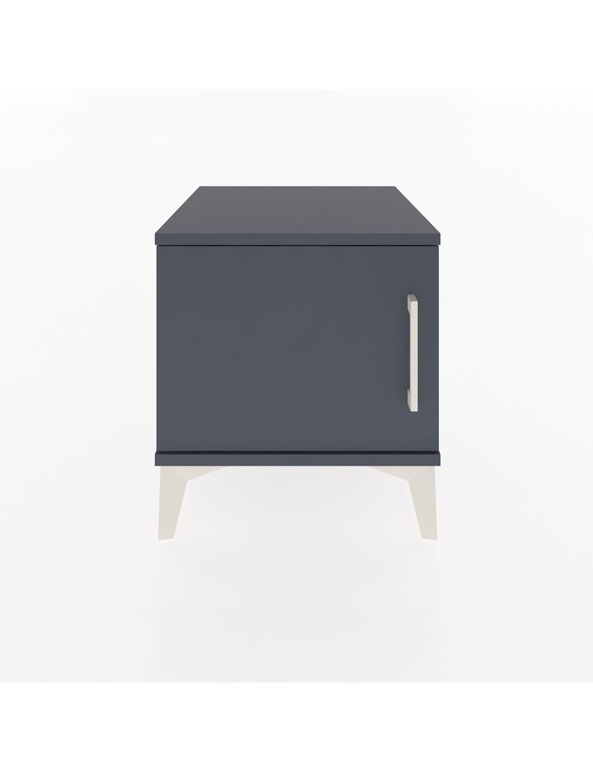 Hyperion Komodin Tek Kapaklı 44x44x48 Antrasit-Antrasit