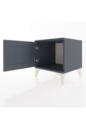 Hyperion Komodin Tek Kapaklı 44x44x48 Antrasit-Antrasit