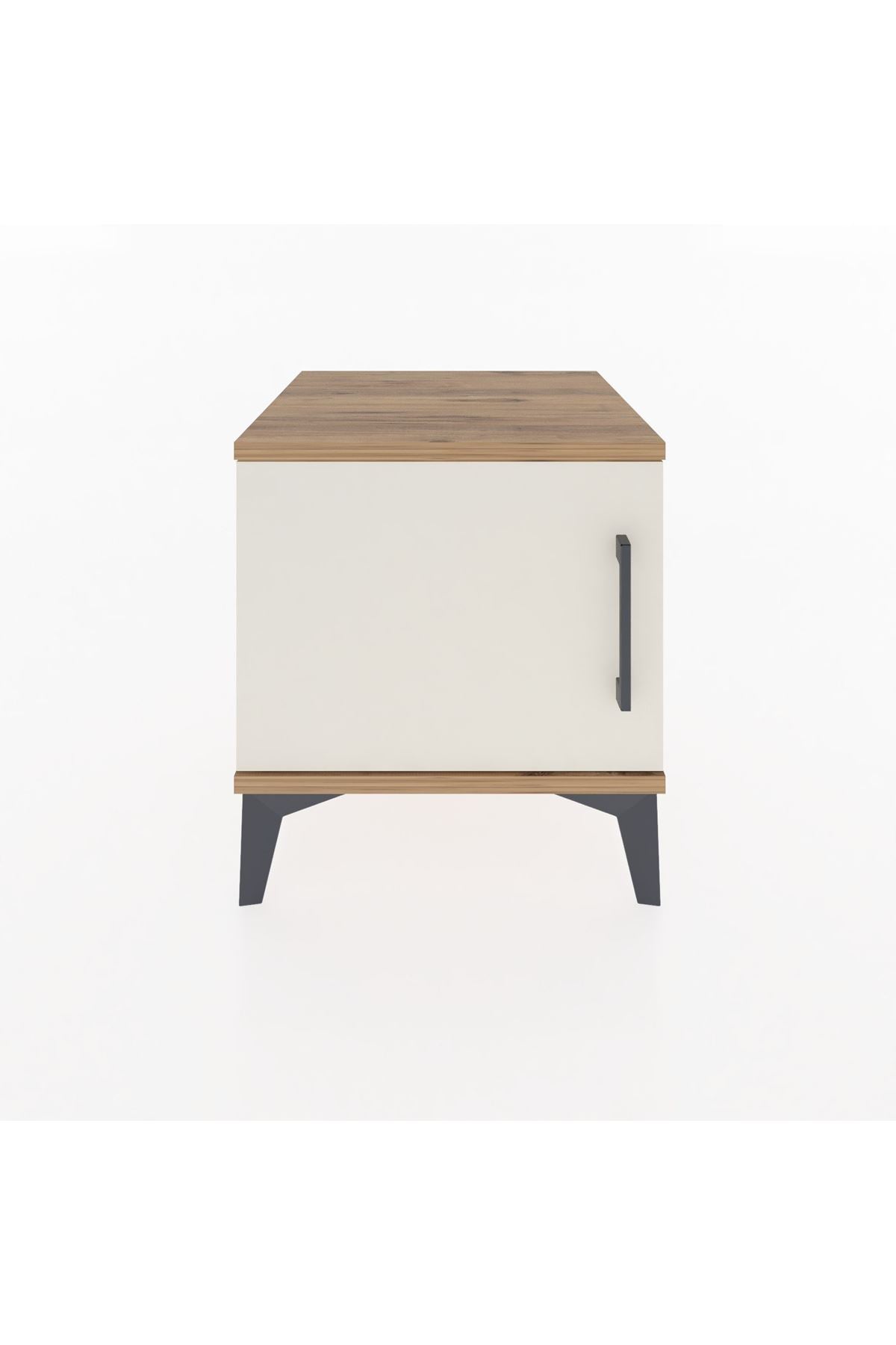 Hyperion Komodin Tek Kapaklı 44x44x48 Çam-Aytaşı