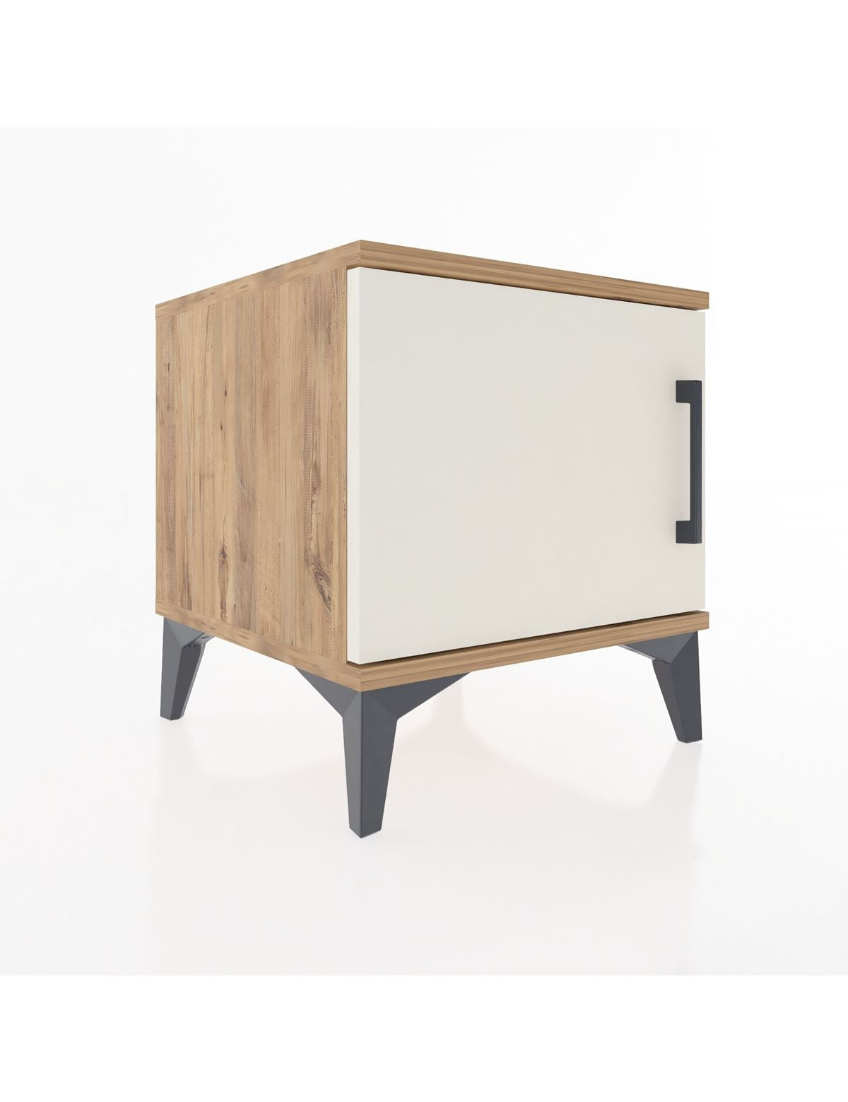 Hyperion Komodin Tek Kapaklı 44x44x48 Çam-Aytaşı