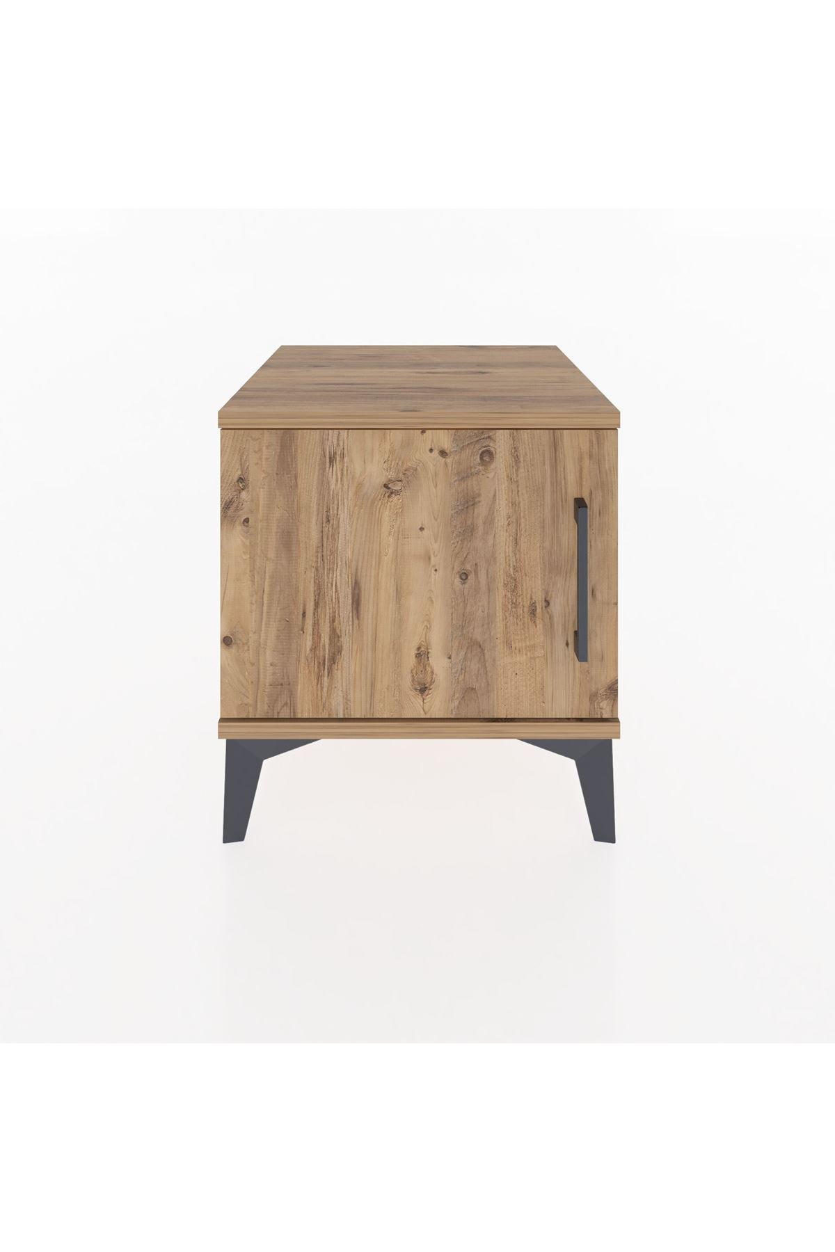 Hyperion Komodin Tek Kapaklı 44x44x48 Çam-Çam