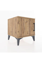 Hyperion Komodin Tek Kapaklı 44x44x48 Çam-Çam