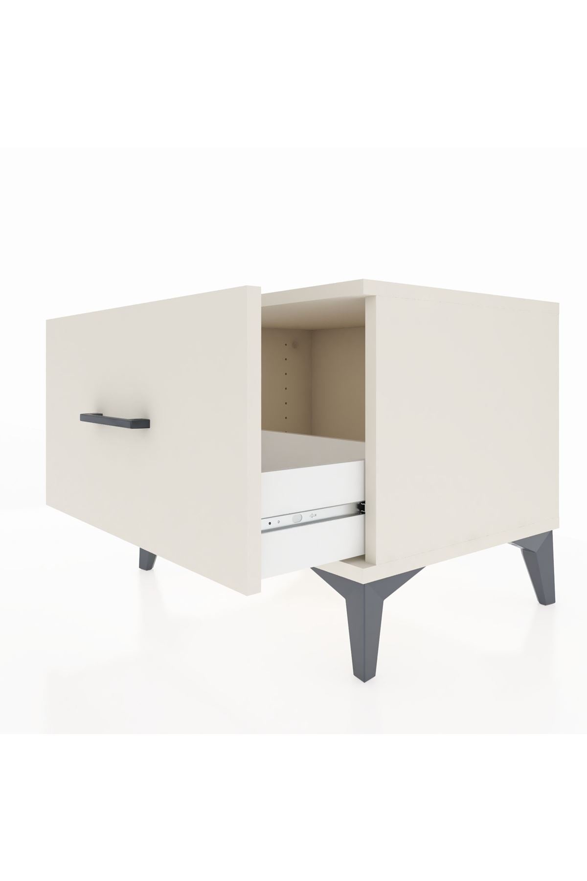 Hyperion Komodin Tek Çekmeceli 60x44x48 Aytaşı-Aytaşı