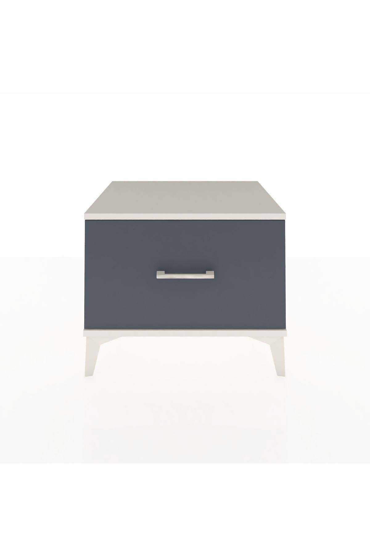 Hyperion Komodin Tek Çekmeceli 60x44x48 Aytaşı-Antrasit