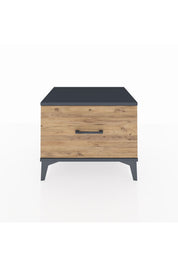 Hyperion Komodin Tek Çekmeceli 60x44x48 Antrasit-Çam