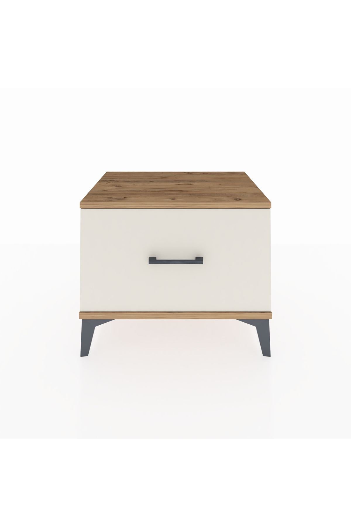 Hyperion Komodin Tek Çekmeceli 60x44x48 Çam-Aytaşı