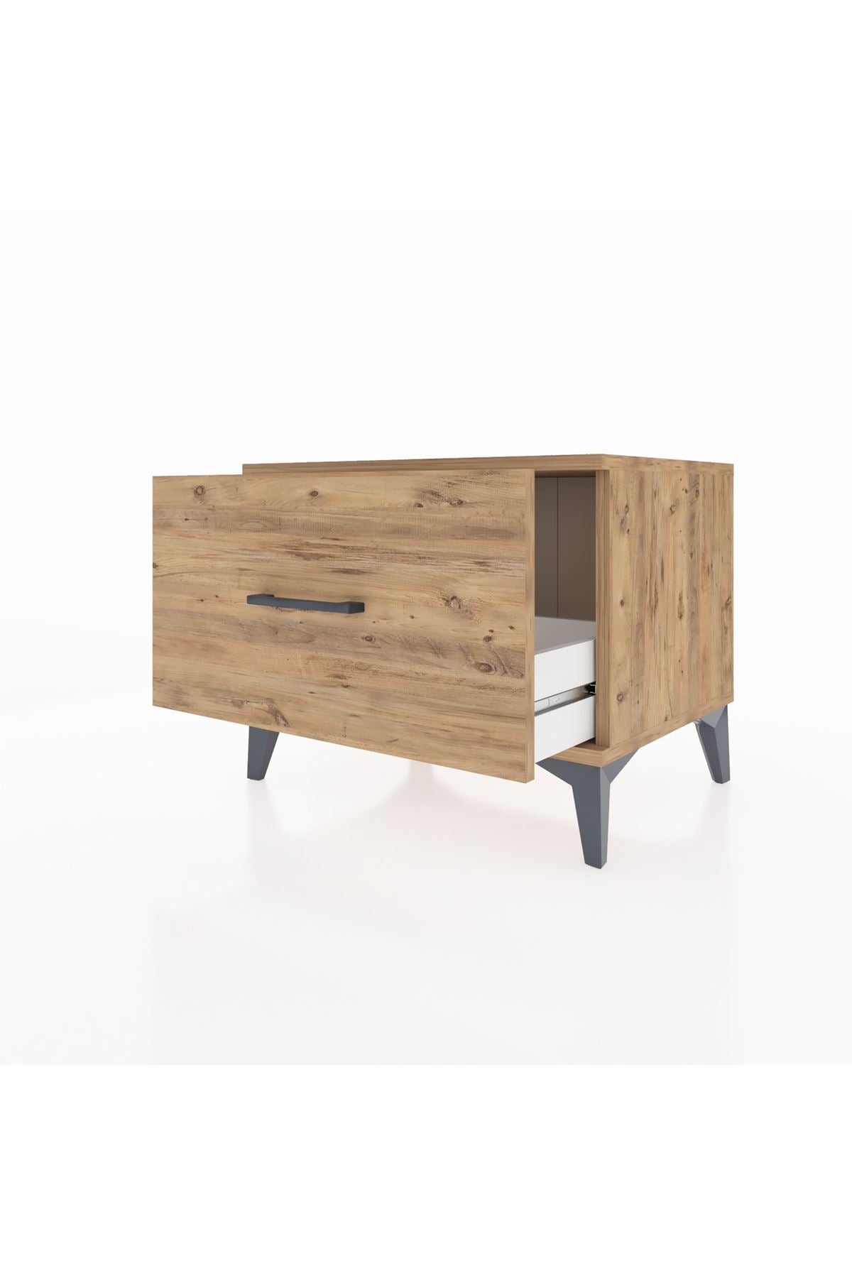 Hyperion Komodin Tek Çekmeceli 60x44x48 Çam-Çam