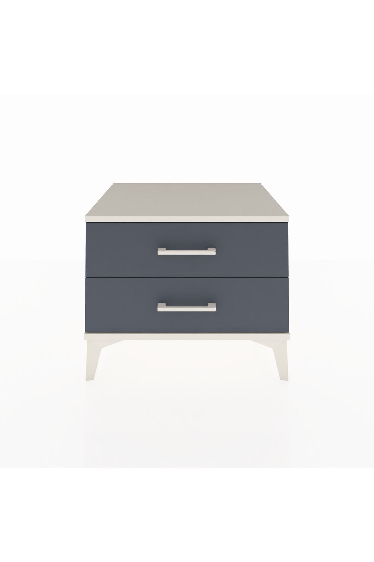 Hyperion Komodin 2 Çekmeceli 60x44x48 Aytaşı-Antrasit