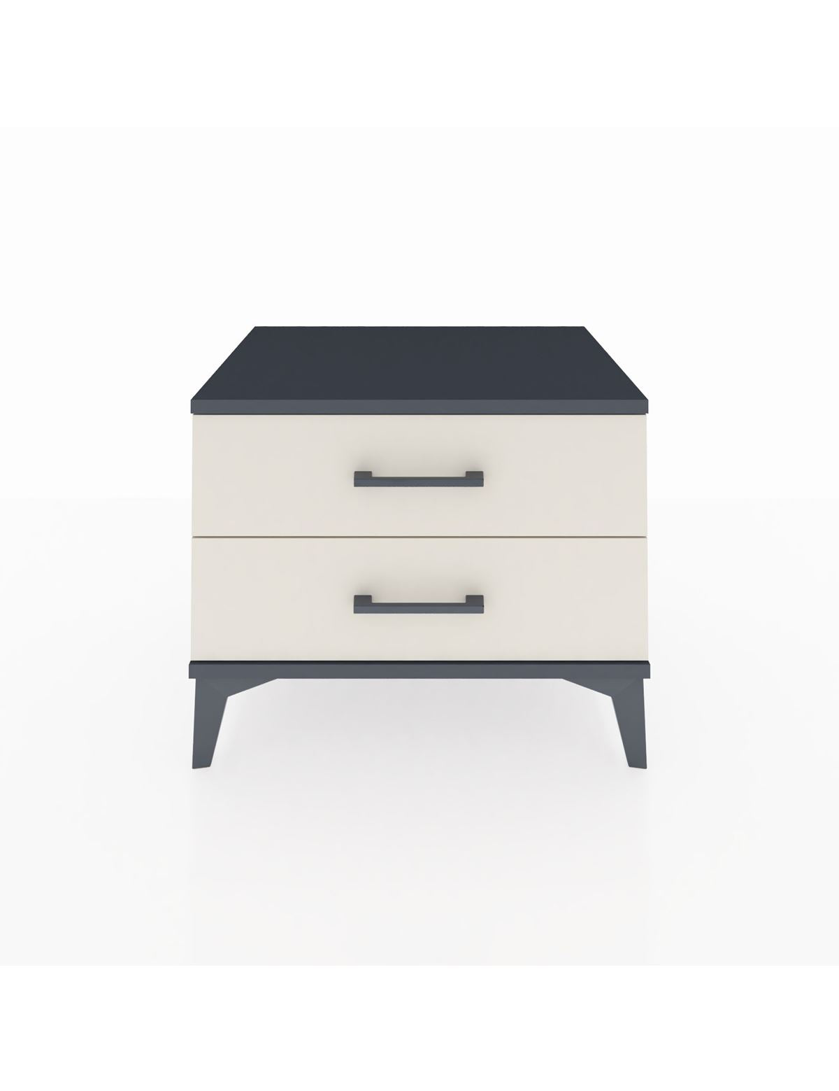 Hyperion Komodin 2 Çekmeceli 60x44x48 Antrasit-Aytaşı