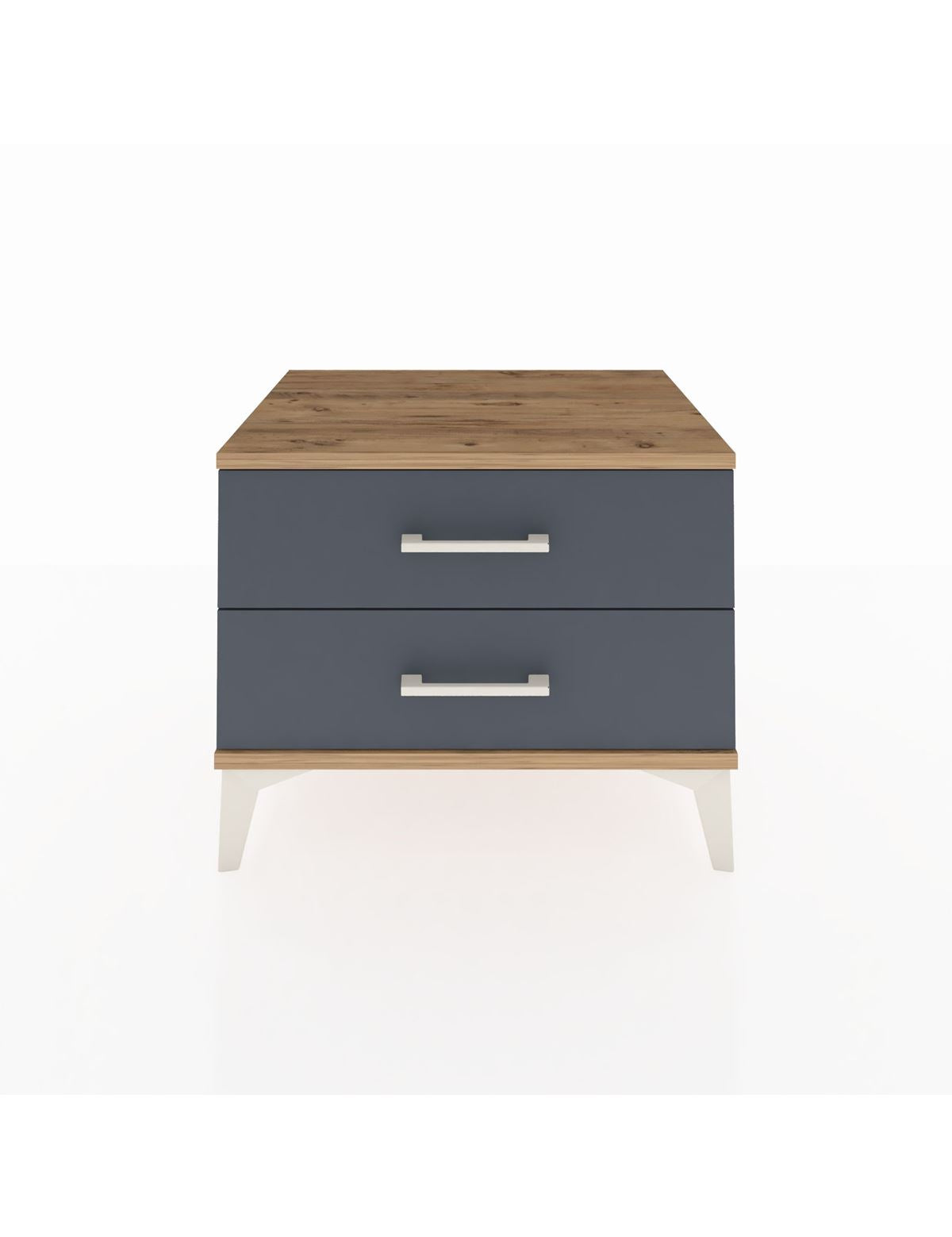 Hyperion Komodin 2 Çekmeceli 60x44x48 Çam-Antrasit