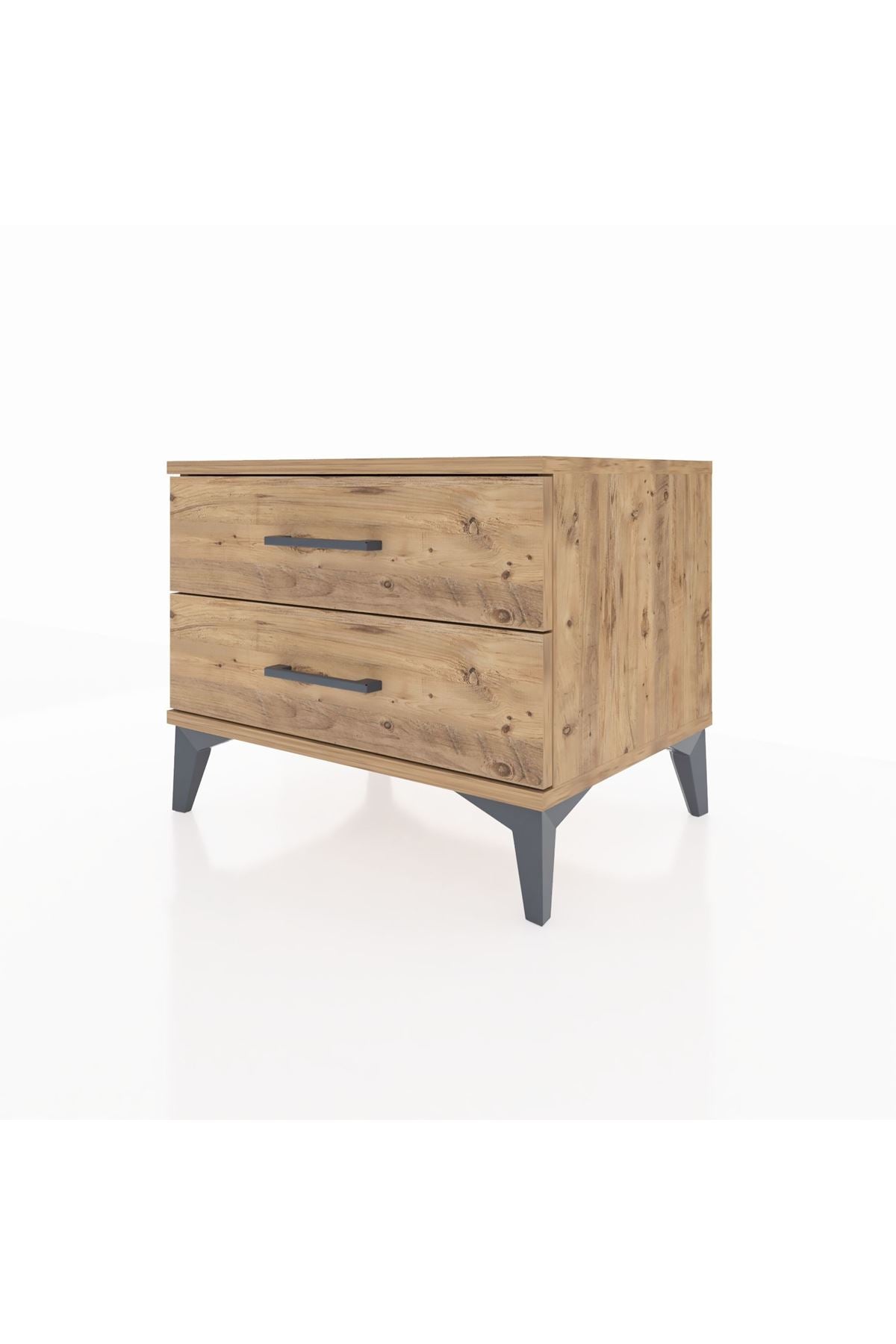 Hyperion Komodin 2 Çekmeceli 60x44x48 Çam-Çam