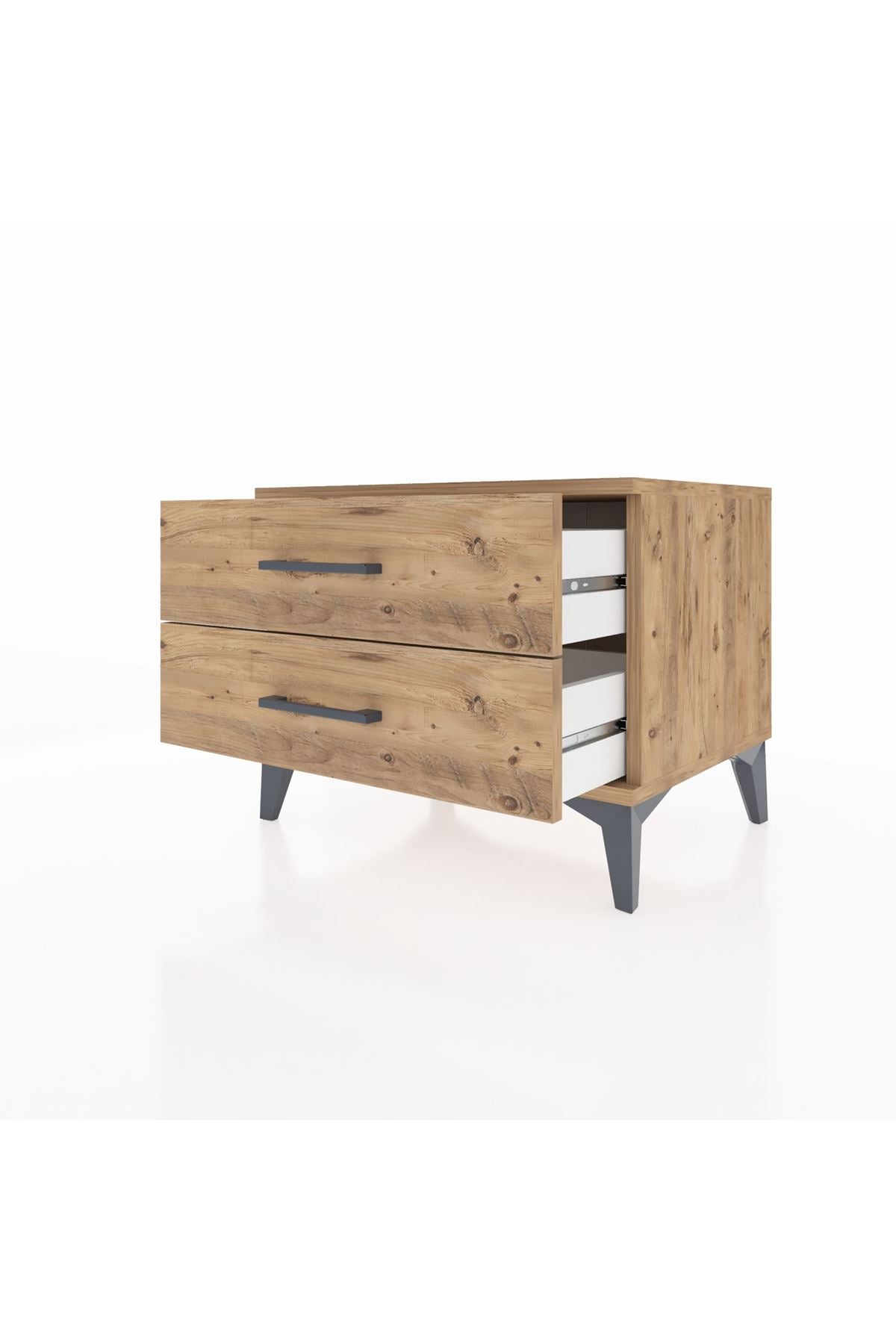 Hyperion Komodin 2 Çekmeceli 60x44x48 Çam-Çam