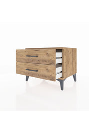 Hyperion Komodin 2 Çekmeceli 60x44x48 Çam-Çam