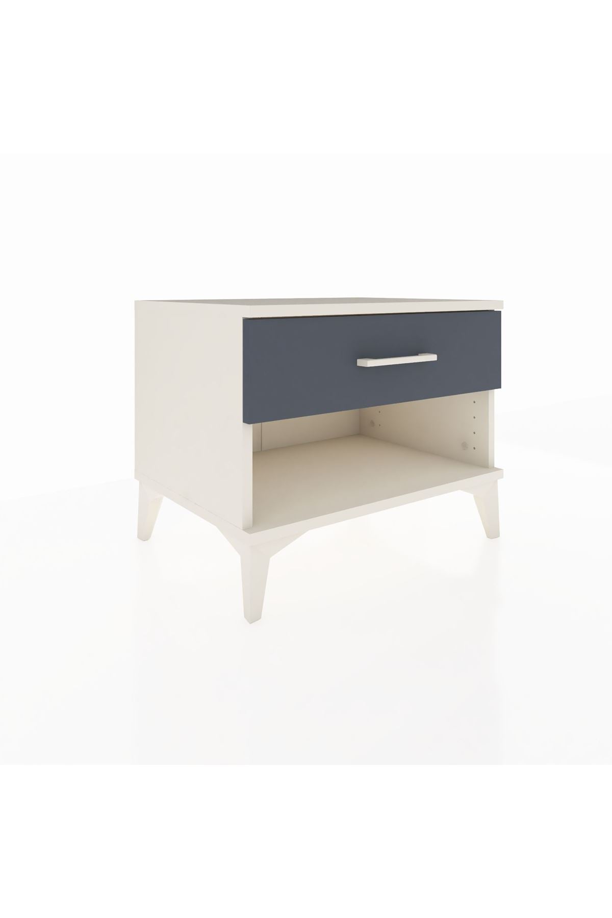 Hyperion Komodin Tek Çekmeceli 60x44x48 Aytaşı-Antrasit