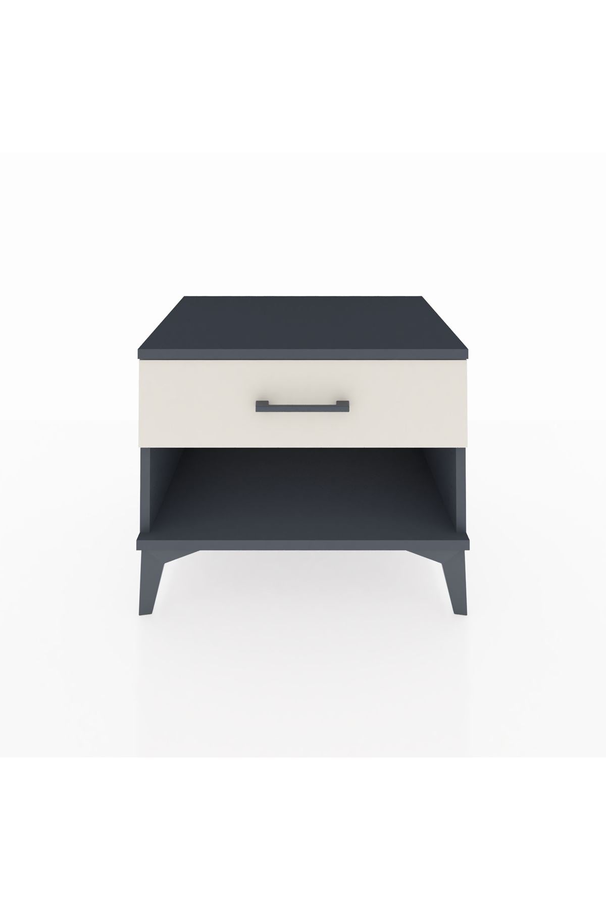 Hyperion Komodin Tek Çekmeceli 60x44x48 Antrasit-Aytaşı