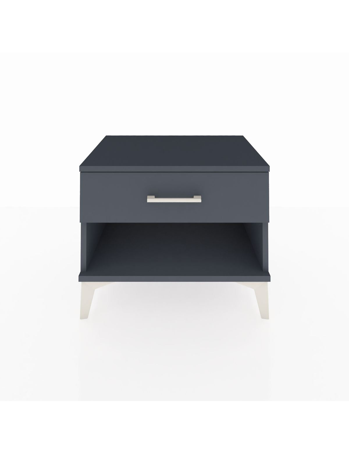 Hyperion Komodin Tek Çekmeceli 60x44x48 Antrasit-Antrasit