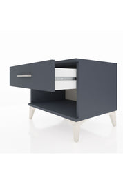 Hyperion Komodin Tek Çekmeceli 60x44x48 Antrasit-Antrasit