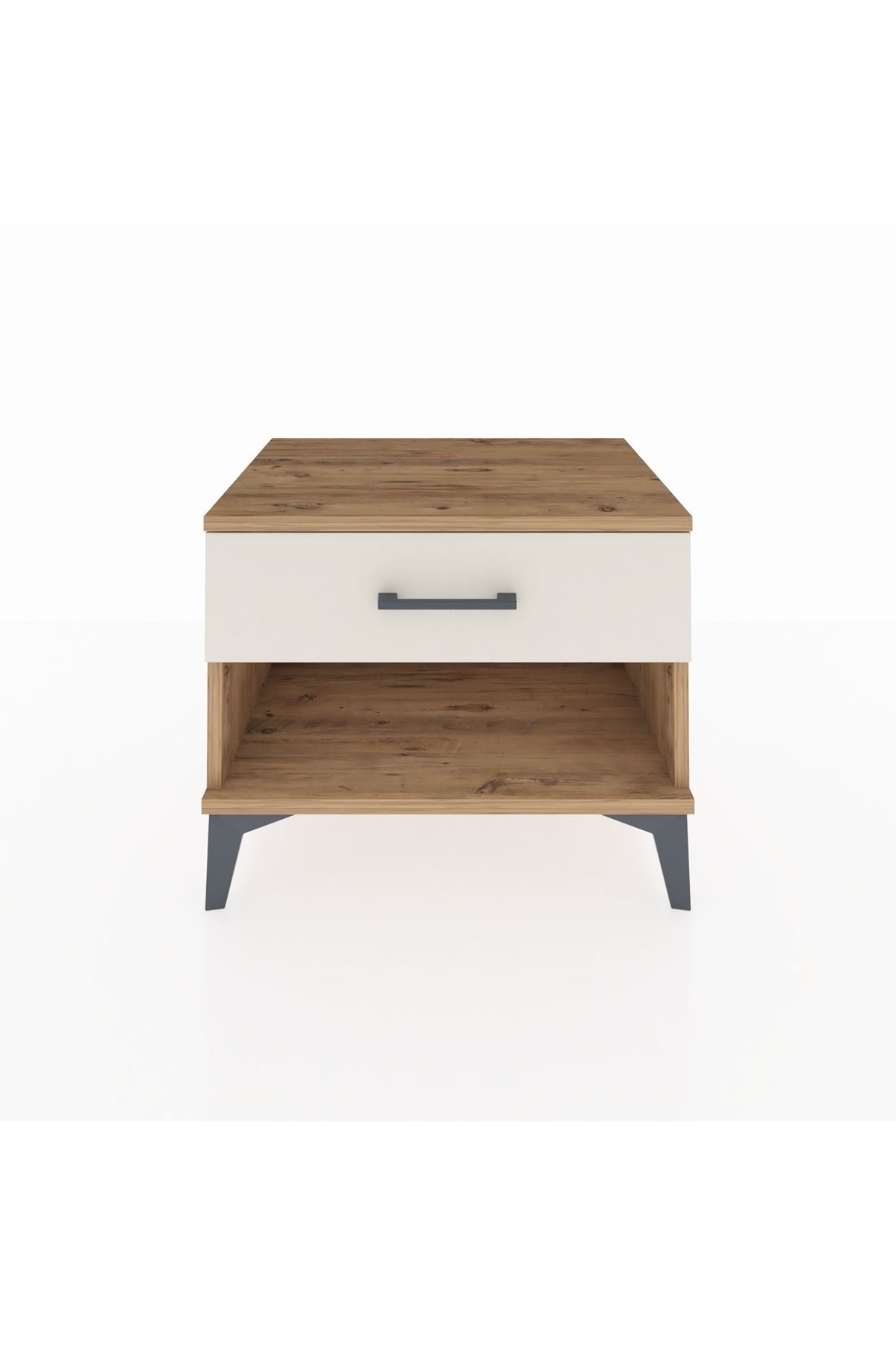 Hyperion Komodin Tek Çekmeceli 60x44x48 Çam-Aytaşı