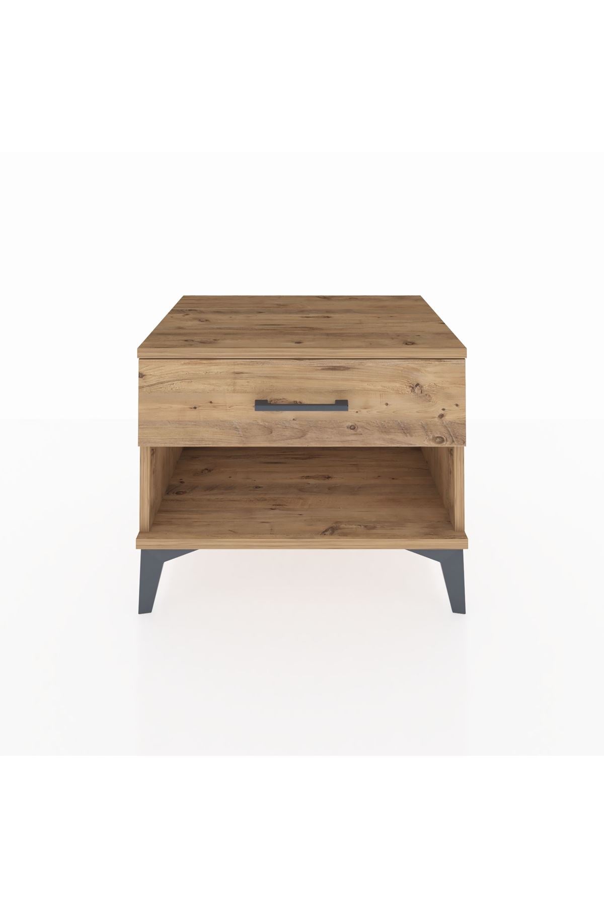 Hyperion Komodin Tek Çekmeceli 60x44x48 Çam-Çam