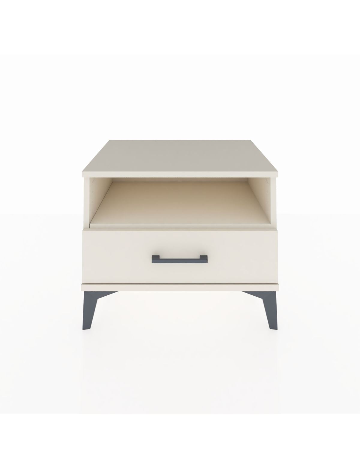 Hyperion Komodin Tek Raflı Tek Çekmeceli 60x44x48 Aytaşı-Aytaşı