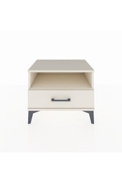 Hyperion Komodin Tek Raflı Tek Çekmeceli 60x44x48 Aytaşı-Aytaşı