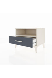 Hyperion Komodin Tek Raflı Tek Çekmeceli 60x44x48 Aytaşı-Antrasit