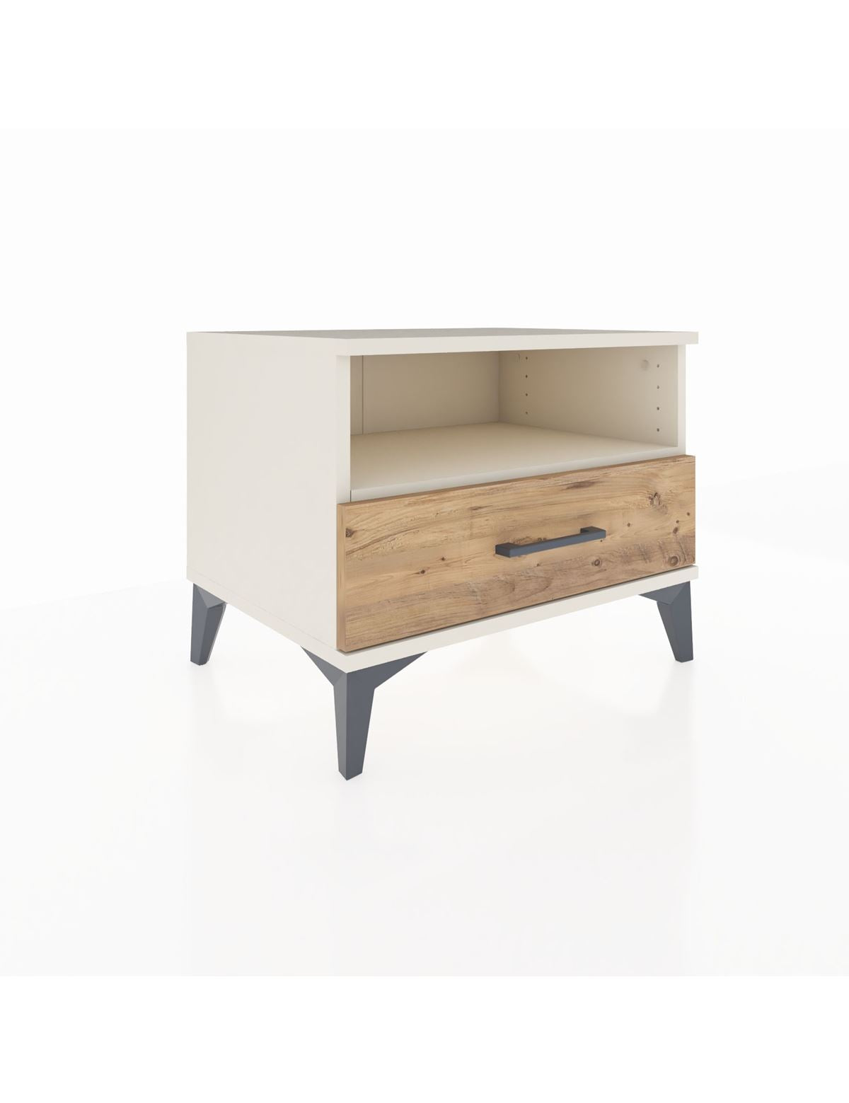 Hyperion Komodin Tek Raflı Tek Çekmeceli 60x44x48 Aytaşı-Çam