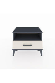 Hyperion Komodin Tek Raflı Tek Çekmeceli 60x44x48 Antrasit-Aytaşı